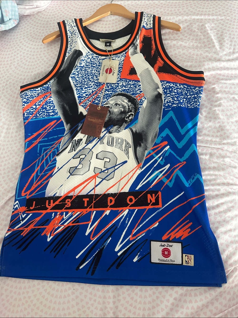 AUTHENTIC BRAND NEE Just Don - Mitchell & Ness Knicks Jersey - limited edition